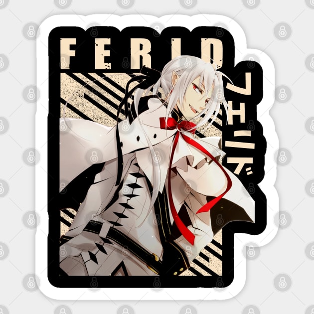 Ferid Bathory - Owari no Seraph Sticker by Otaku Emporium